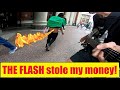 THIEF steals my guitar money (drops his pants and runs!)