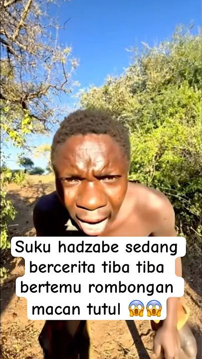 Suku hadzabe afrika bercerita #hadzabetribe #primitive #veo3 #ai #sukupedalaman #africa #short
