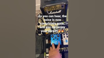 Solution for buzzing guitar pedal