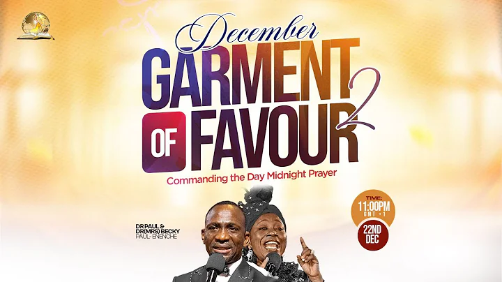 COMMANDING THE DAY MIDNIGHT PRAYER || GARMENT OF FAVOUR PART 2||22-12-2025