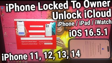 How To Unlock iPhone Lock To Owner Bypass iOS 16.5.1 iCloud iPhone 14, 13, 12, 11
