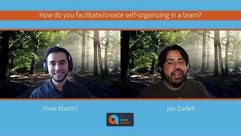 How Do You Facilitate/Create Self-Organizing in a Team? (feat. Joe Ziadeh)