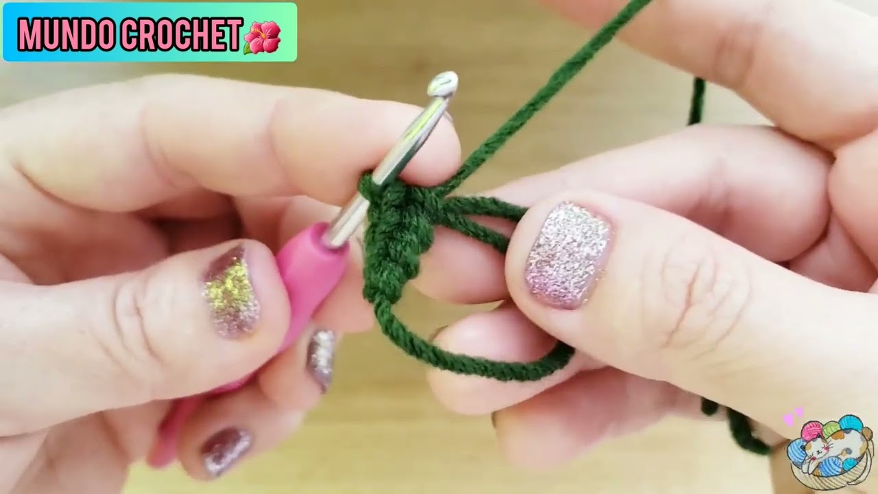 Como Hacer un Anillo Mágico 🧶(Para Zurdos)(Círculo Mágico, Aro Mágico) #crochet #tutorial #diy