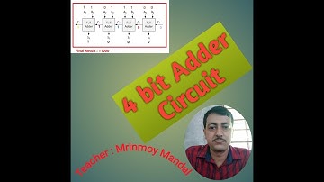4-bit Adder circuit | Part 7 | Class XII (WBCHSE) | Computer Tutorial | Vd:7 | CH:1