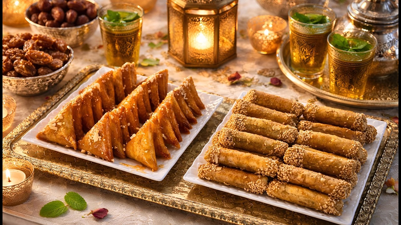 بريوات باللوز على نار الحطب 🔥 | وصفة مغربية تقليدية في قرية ريفية