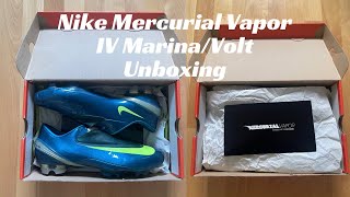 Nike Mercurial Vapor IV Marina/Volt Unboxing (Retro Unboxing)