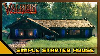 Valheim: Starter Base - Wood Only &amp; Beginner Friendly - (Build Guide)