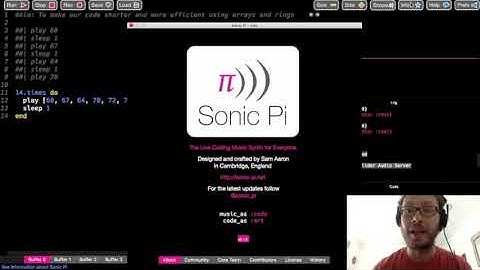 Sonic Pi Tutorial - Data Structures: Arrays and Rings
