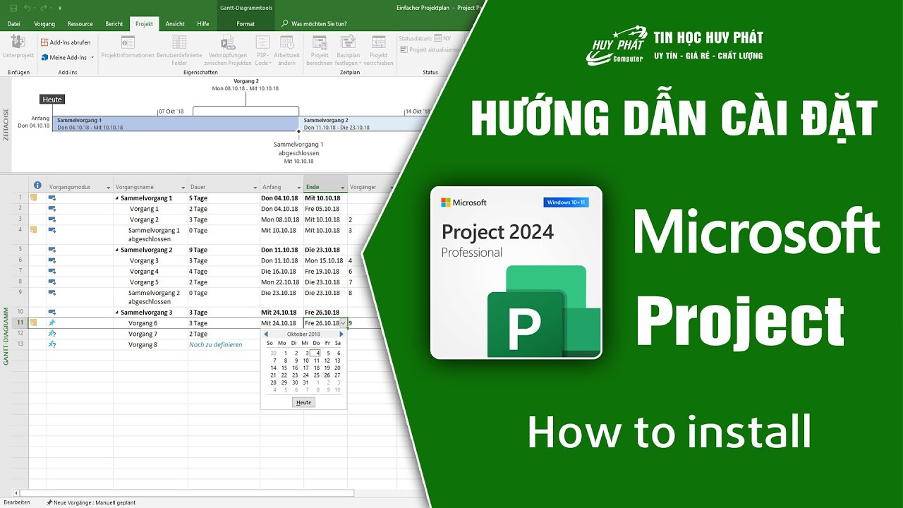 Hướng Dẫn Cài Đặt Microsoft Project Professional 2024 - How to install ...