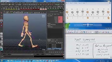 3D Character Animation - Walk Cycle 1/4 (blocking)