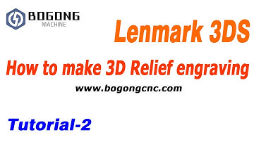 How to use 3D  LenMark3DS  Software to make 3d Relief | Tutorial 2