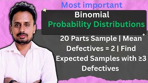 Binomial Distribution - Example Problem 4 | Probability Distribution | Engineering Mathematics