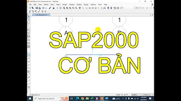 SAP2000 CƠ BẢN CHO XÂY DỰNG - DẦM LIÊN TỤC BUỔI 1