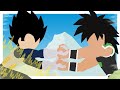 Vegeta Vs Broly Stick Fight