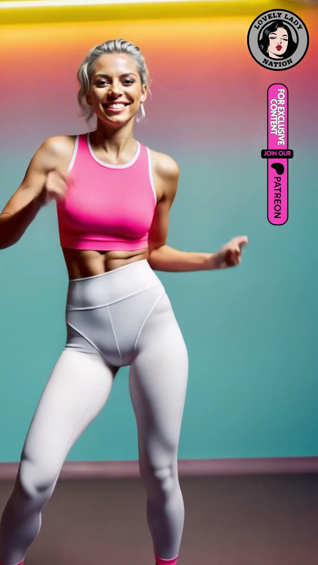 Retro gym outfits bring so much joy Vol.2 #retrogym #aifashionmodel