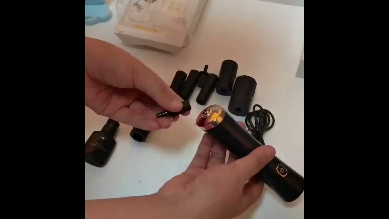 Portable Eyelash Glue Shaker Usb Charge Electric Wake-Up Device for Nail