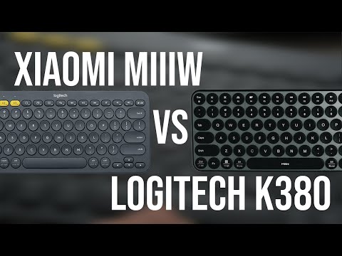 Xiaomi miiiw AIR85 VS Logitech K380 сравнение 2 компактных клавиатур