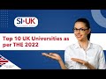 Uk university rankings 2023  top 10 uk universities as per the 2022