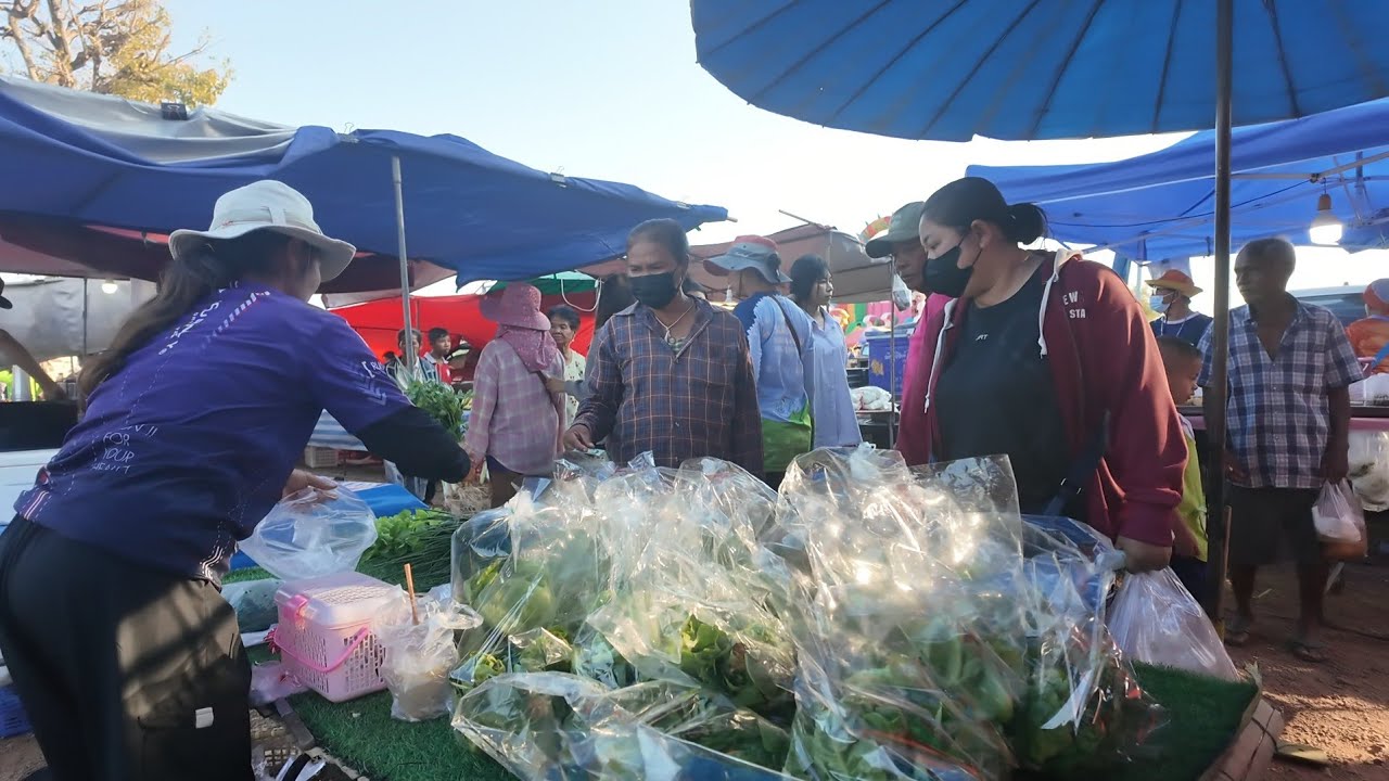 มื้อนี่หมาน!!ขายดีสุดๆหมดก่อนค่ำลูกค้าติดใจผักสดอุดหนุนไม่ขาดสาย