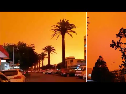 Bushfires Turn Sky Orange In Australia