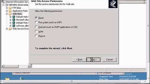 Create new website in Windows IIS