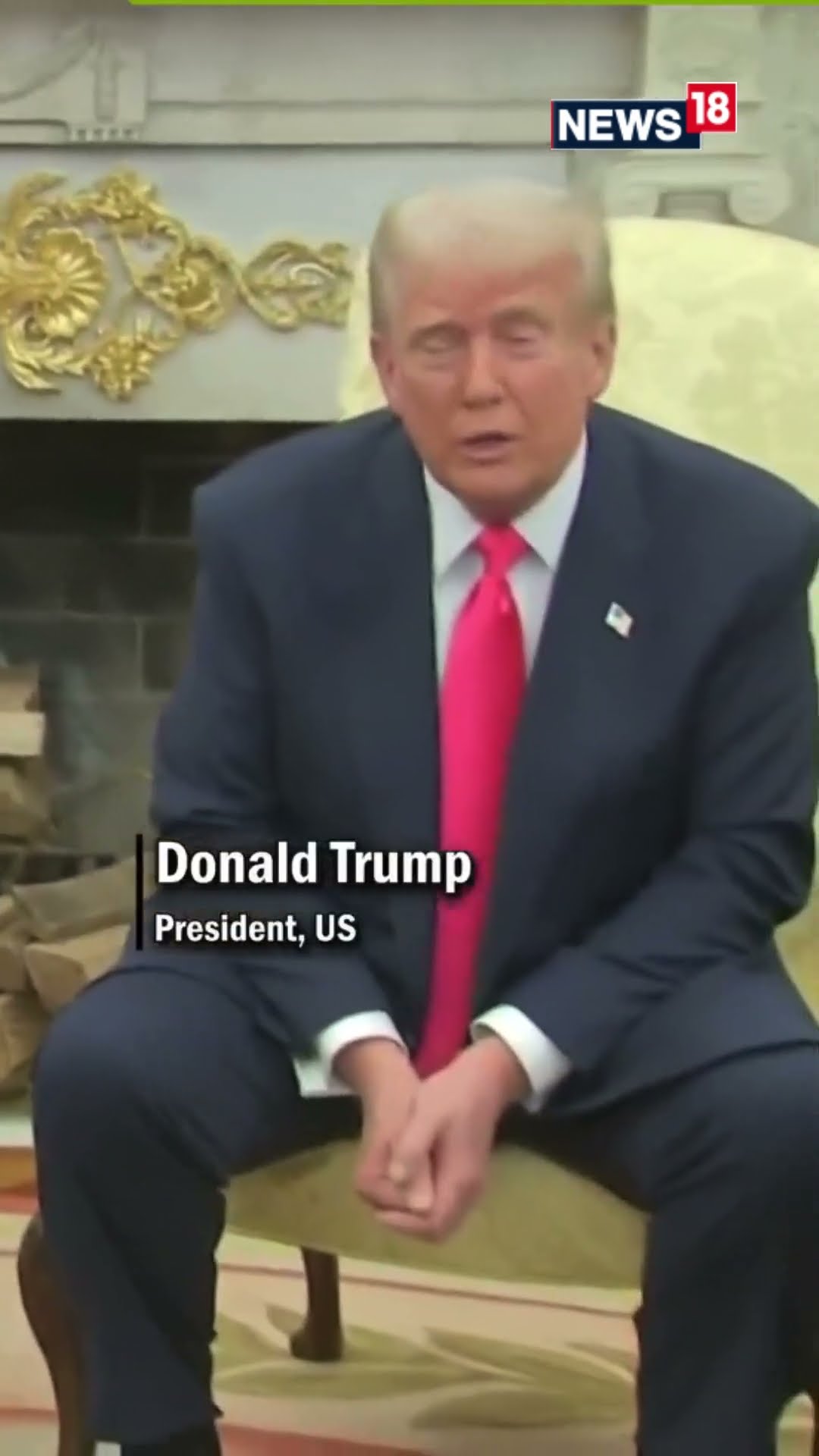 Trump to Journalist: 'Don't Waste My Time' on Palestine | N18S | #trending