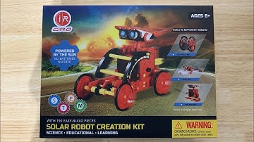 Best STEM Toy CIRO GP Toys STEM Educational 12-in-1 Solar Robot Toys Unboxing Review Gift Science