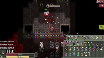 Chopping the boss with a SENTIENT axe (Shattered pixel dungeon)