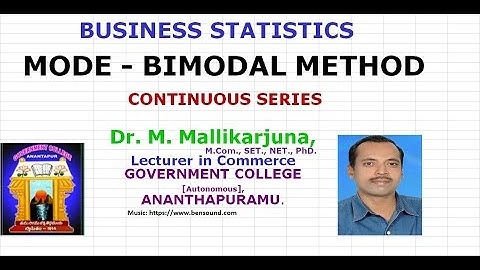 MODE - BIMODAL METHOD