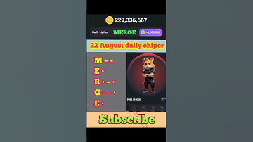 #22August  daily cipher code hamster kombat || Hamster Kombat Daily Cipher 22 August #hamsterkombat​