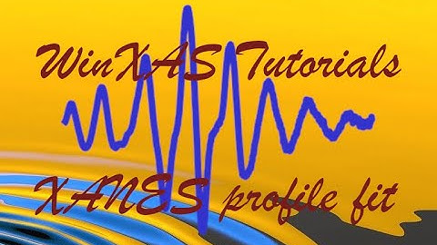 WinXAS Tutorials - XANES profile refinement