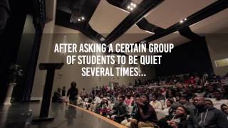 Motivational speaker Eric Thomas gets disrespected by highschoolers