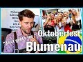 ALEMÃO REAGE A OKTOBERFEST DE BLUMENAU / BRASIL