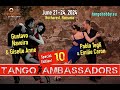 Gustavo naveira y giselle anne  pablo tegli y emilie caron in romania tango ambassadors 10 2024