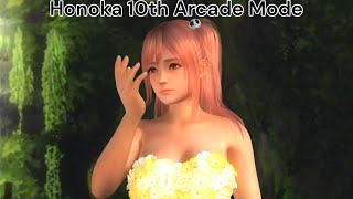 DOA5LR Honoka Tenth Arcade Mode (Flower DLC)