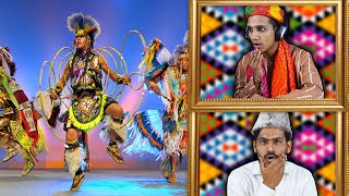 Villagers React To Native American Hoop Dance ! Tribal People React To Native American Dance