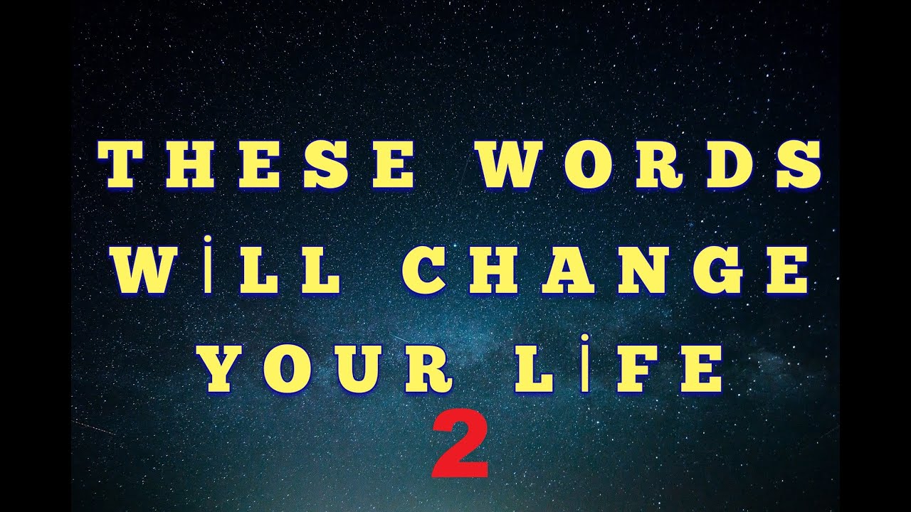 RNC words 2 these words will change your life -2 