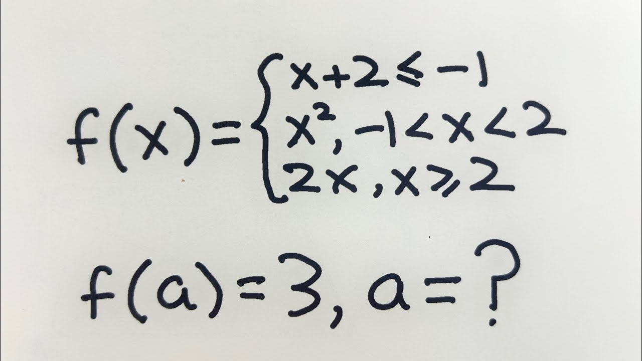 Q269 | Math Olympiad | Algebra | Function | Inequality | Casework - YouTube