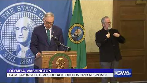Watch Live: Washington Gov. Jay Inslee gives an update on the state's COVID-19 response