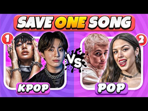 Pop Vs Kpop Save One Song Music Quiz