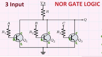 3- Input NOR Gate Logic