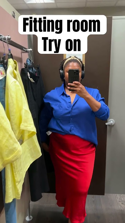 Fitting room try on #fittingroom #tryonhaul #viral