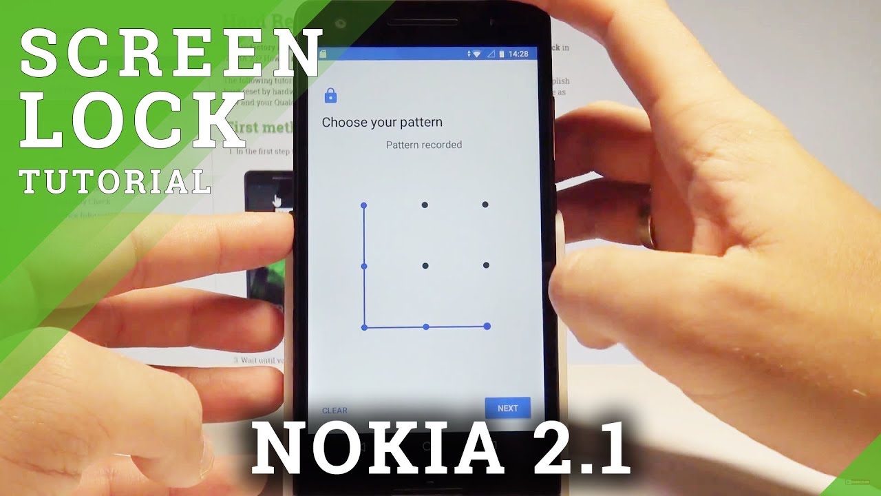How To Set Up Screen Lock On Nokia 2 1 Add Pattern Set Up Password Youtube