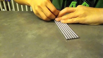 How to make a 3D 6x6 cube with Neocubes / Buckeyballs