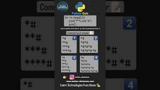 Famous Python Quiz Series: Pattern Printing #coding #datascience #programming #developer #python #itjobs Profile