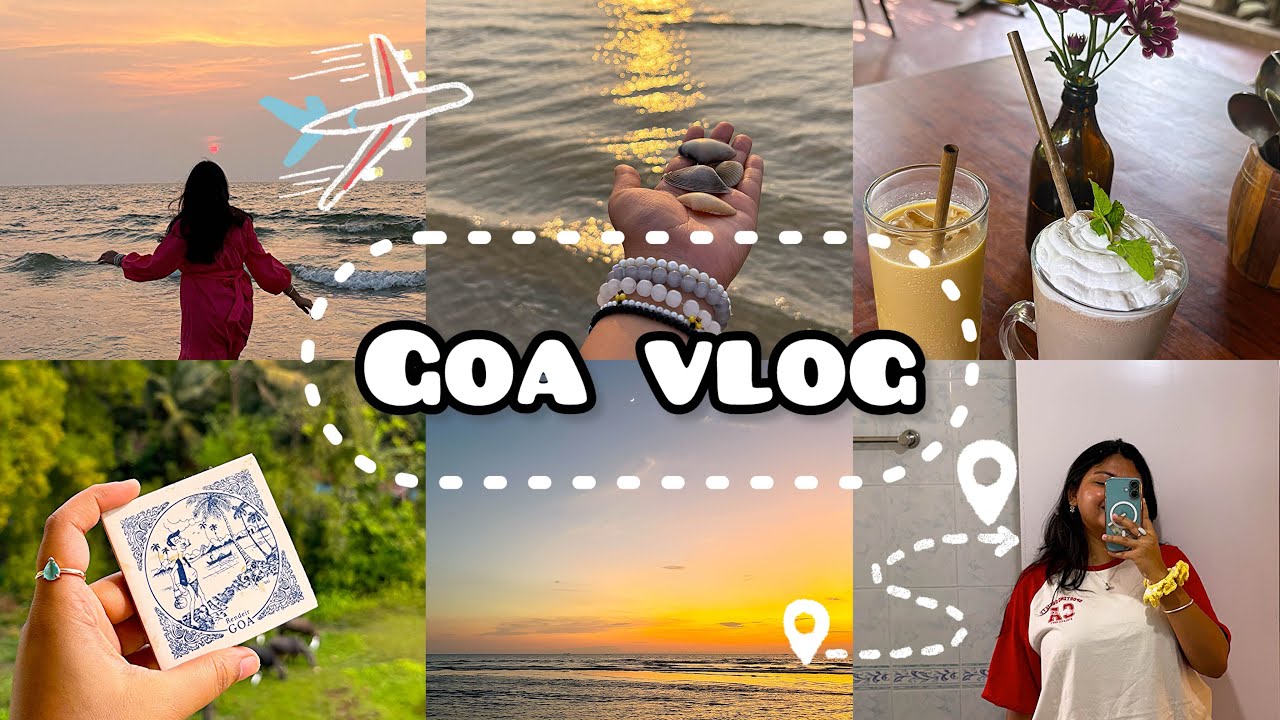 Goa vlog | faceless vlog | aesthetic south goa vlog | calm goa vibes vlog 