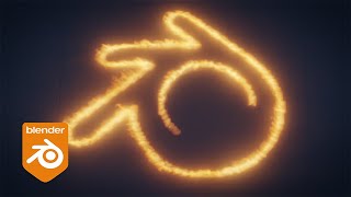 Blender Tutorial - How to Create a Fire Trail