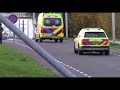 (dubbelspoedtransport) politie begeleidt ambulances met spoed onderweg naar emc in Rotterdam 🚑🚓🏥