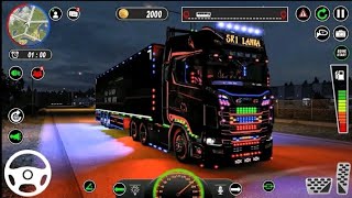 Drive euro truck simulator and deliver multiple items in cargo truck games screenshot 5