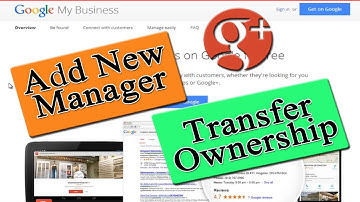 How To Transfer Ownership Of A Google Plus Page - Add Manager - Google My Business